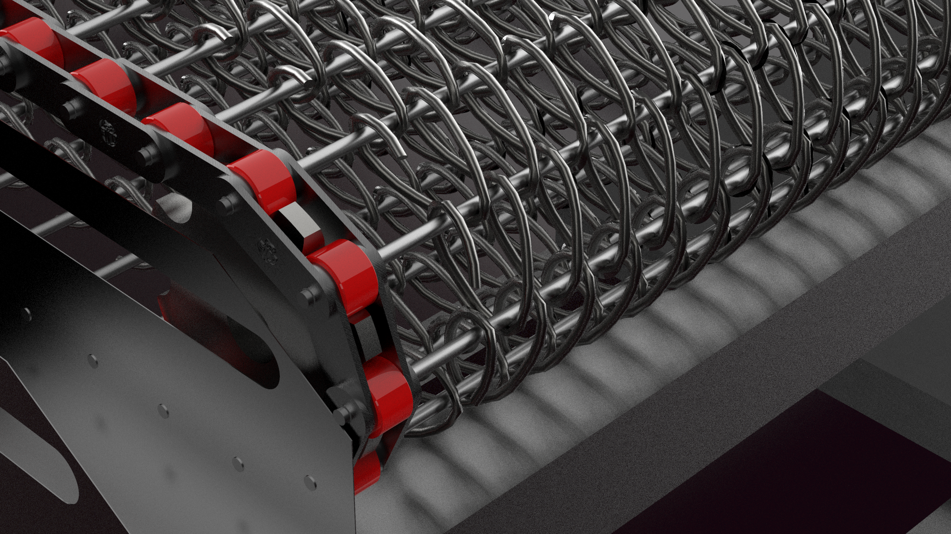 钢丝波带链式输送机